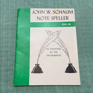 John W. Schaum ~ Note Speller ~ Book One ~ 1945